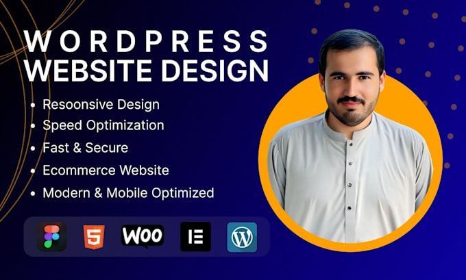 build a responsive wordpress business website with elementor