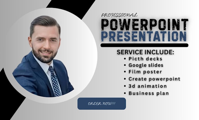 Design professional powerpoint presentation and pitch deck, investor ...