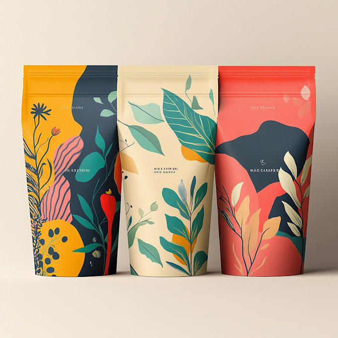 design amazon product packaging, box design, label design