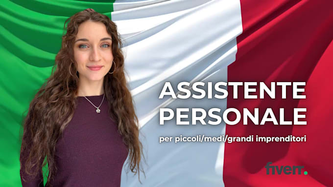 be your english and italian remote personal assistant