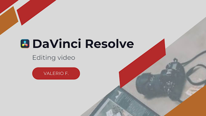 Edit short videos and montages in davinci resolve by Valerio53 | Fiverr