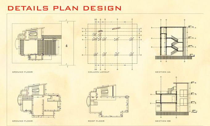 redraw 2d floor plan, house plan or blueprint in PDF to cad