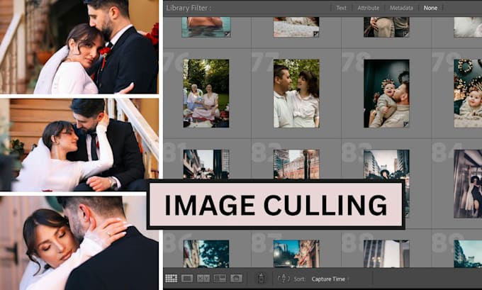 cull your wedding, events, etc photos