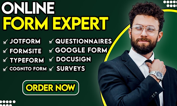 create smart google forms, questionnaires and jotforms for business or research