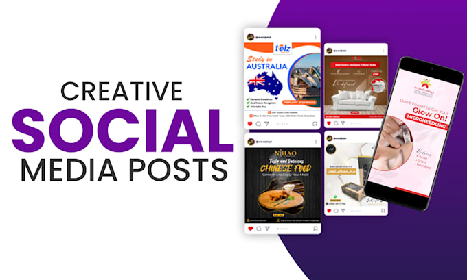 Create social media post designs by Anasiqbal23 | Fiverr