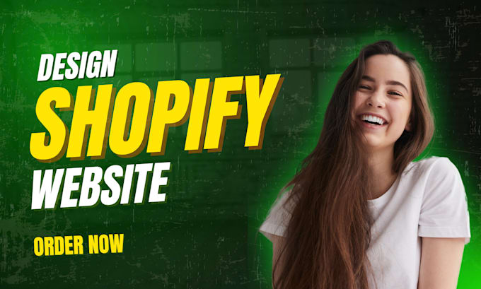 create shopify store, build shopify website design, shopify dropshipping website
