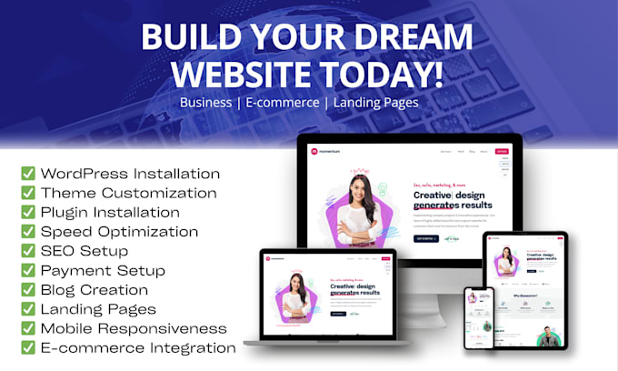 build a stunning and high performing website on wordpress