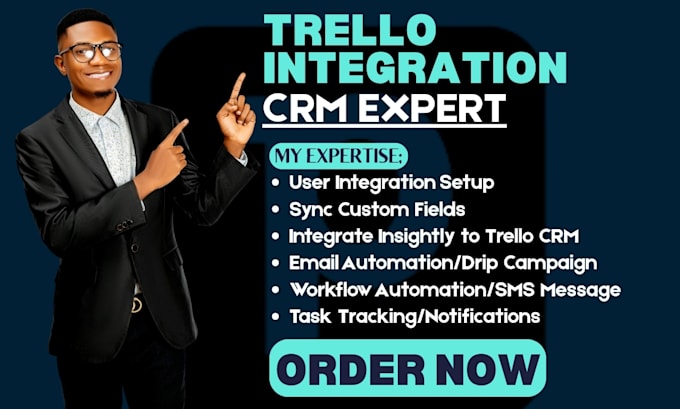 integrate insightly to trello for project management task tracking automations