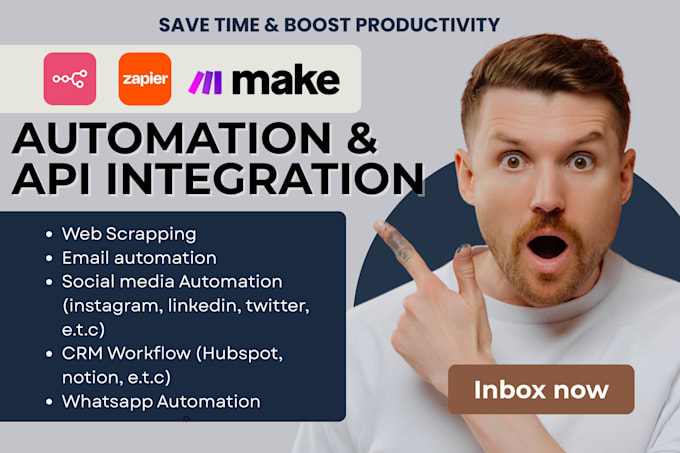 install and setup n8n automation, make, zapier, mcp and api