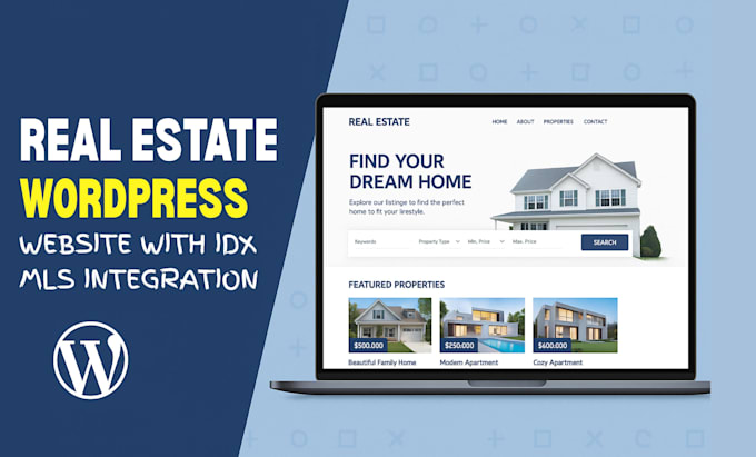 build wordpress real estate idx website with mls integration