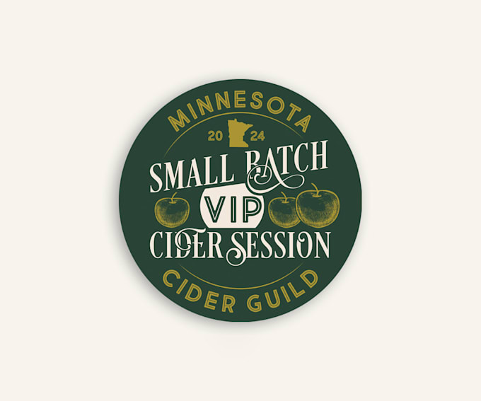 design a professional minnesota cider guild logo