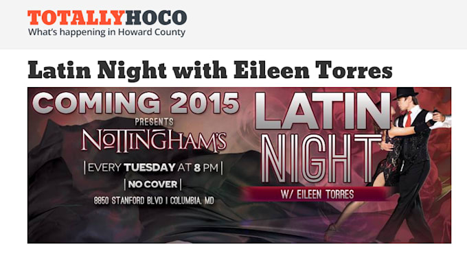 post an event on Totally HoCo Calendar