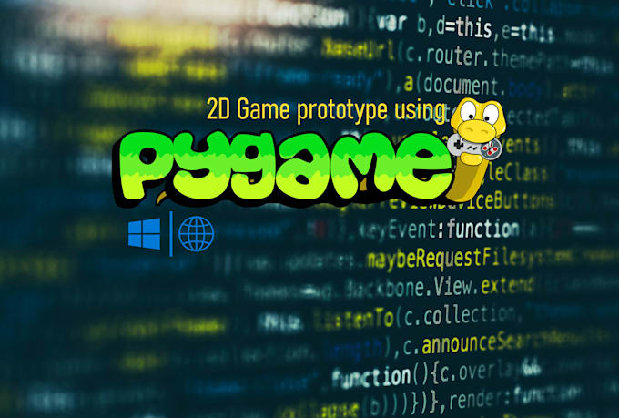 Make you a 2d game prototype in pygame by Samuelobert386 | Fiverr