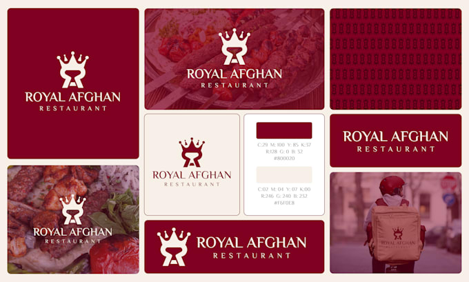 Create a professional minimalist logo with full brand identity by ...