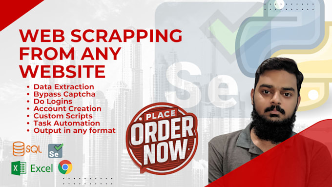 do fast and accurate web scraping or data scraping from any website