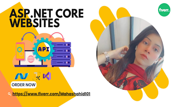 develop asp net core mvc website with rest API integration