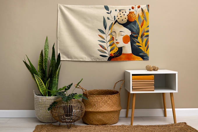 create stunning tapestry wall art mockups for your store