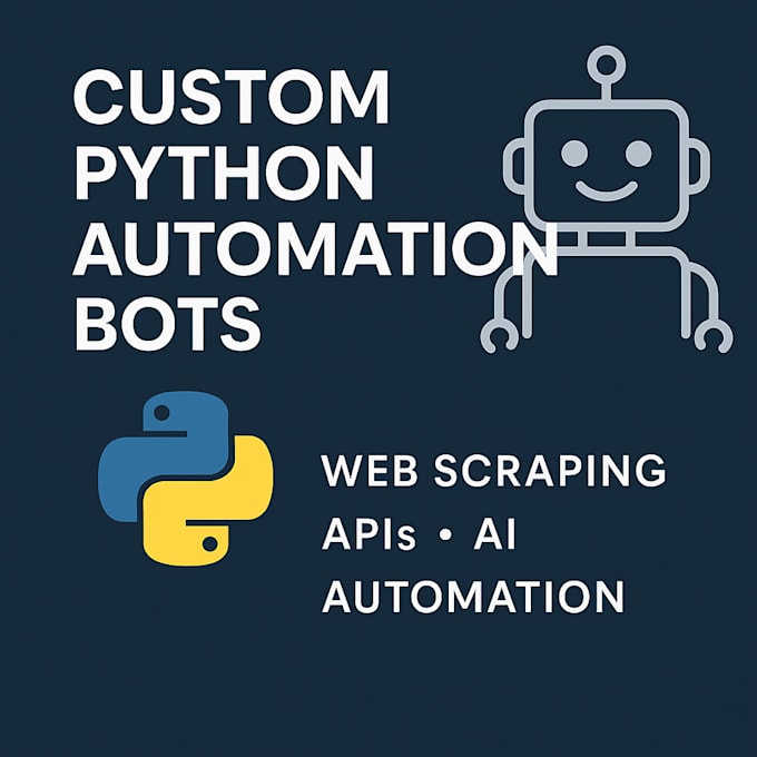 create a python bot to automate your tasks
