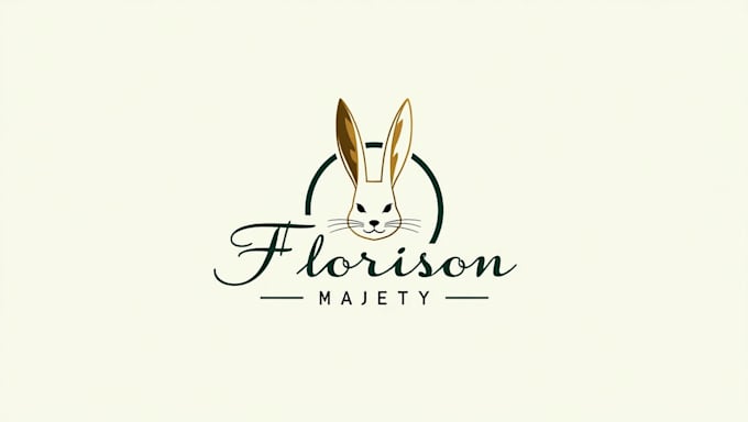 design high quality 3d monoline rabbit logo with express delivery