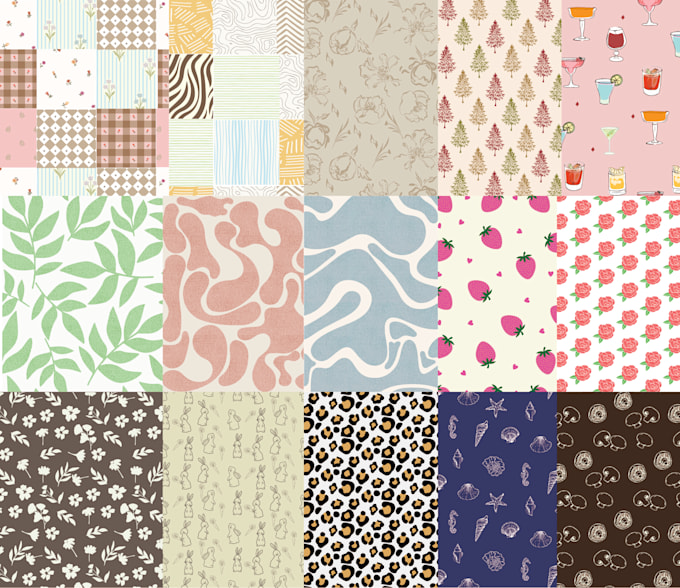 design unique seamless pattern textile print etc