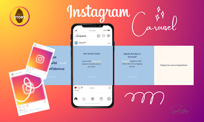 Design professional instagram carousels using canva by Vaibhavirm | Fiverr