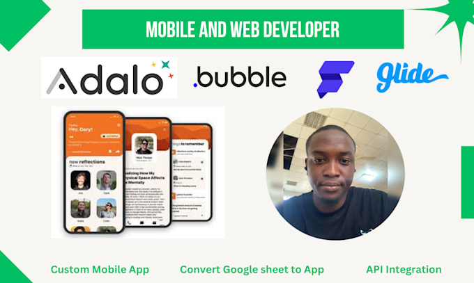 Build and publish a mobile and web app using adalo bubble flutterflow ...