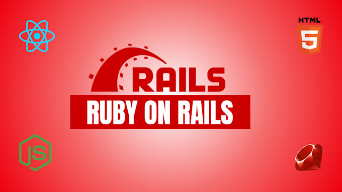 develop full stack ruby on rails and react application