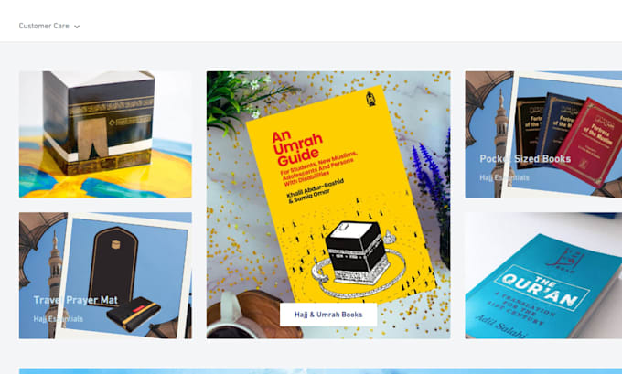 design high converting islamic shopify bookstore tafsir bookstore website
