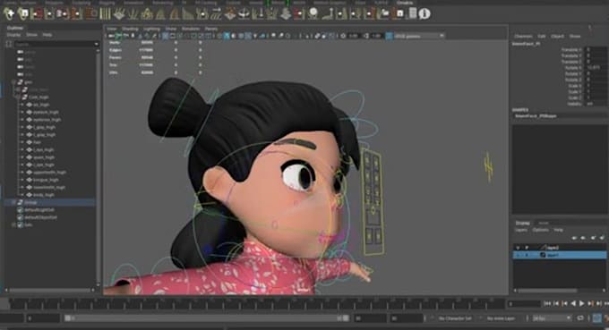 work skeletal to model,daz3d carton rig,arkit52,lips sync,3d talkinghead avatar