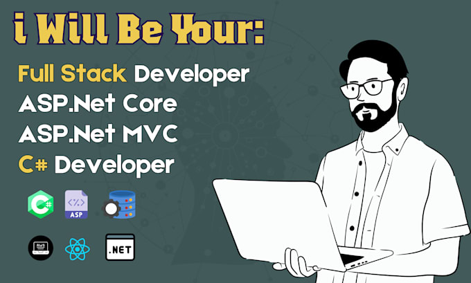 develop web applications in c sharp, asp dot net core, mvc, angular, blazor