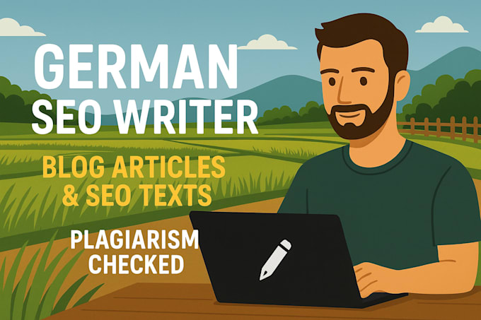 write your SEO or blog article in perfect german