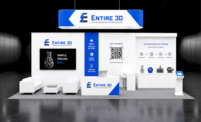 do booth design, exhibition stand, and trade show booth
