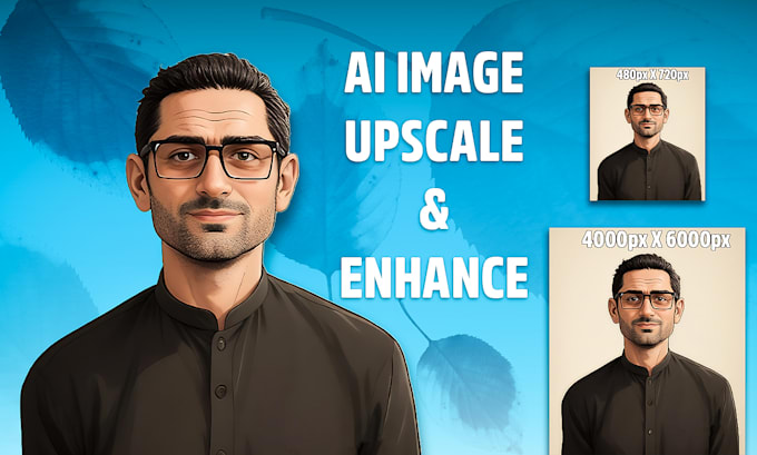 do ai images enhance and upscale
