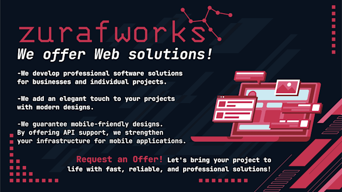 develop a custom web application