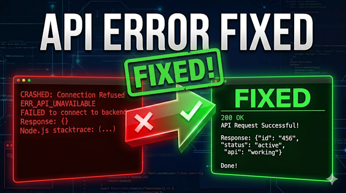 fix nodejs backend API and server issues