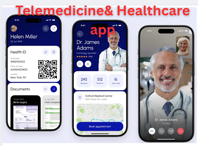build telemedicine app, medical app, healthcare app, doctor app