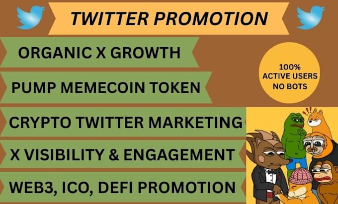 trend your crypto twitter, pump ico, web3, presale memecoin, x token promotion