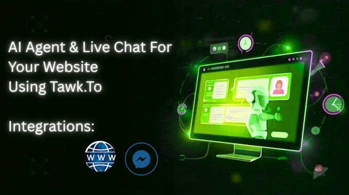 do ai chatbot development for website, mobile using tawkto
