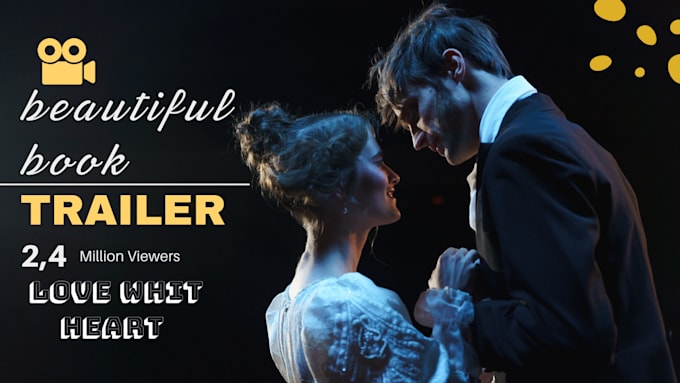 create a engaging cinematic book trailer for your story