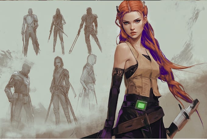 Fansinating Characters Draw original fantasy characters, concept art, fanart by Kaydroamsey ...