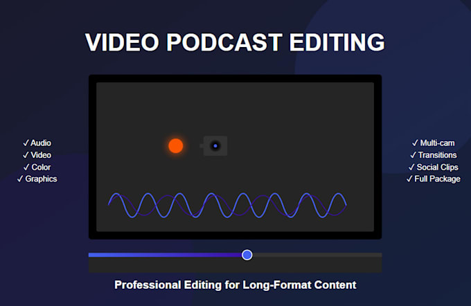 transform your raw footage into quality podcast content