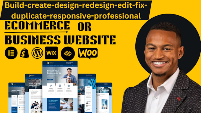 build redesign revamp update clone customize edit copy wordpress shopify website