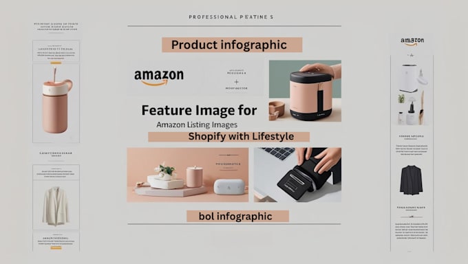 design amazon listing image, product or bol infographic