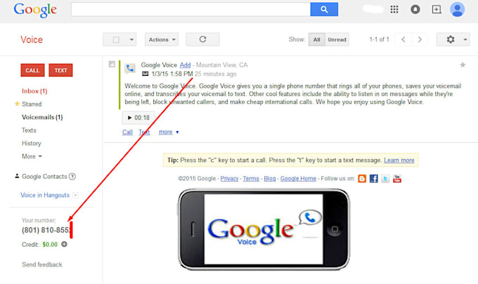 Make New Fresh 15 Google Voice Number By Adamsmith24 Fiverr