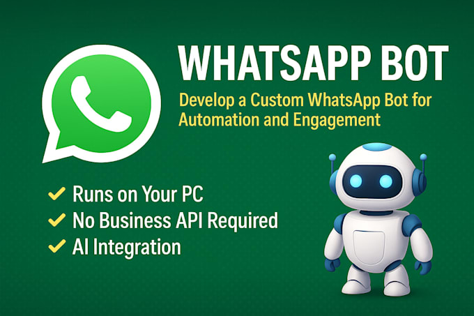 create a whatsapp bot with a free API