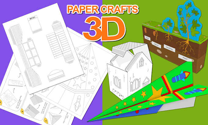 create custom paper craft templates ,DIY projects