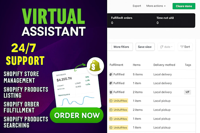 be your shopify virtual assistant