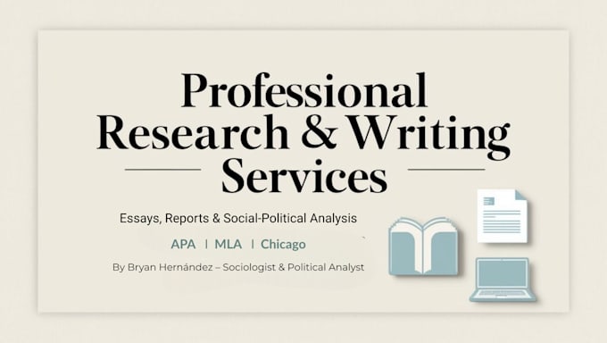 write professional research articles and reports