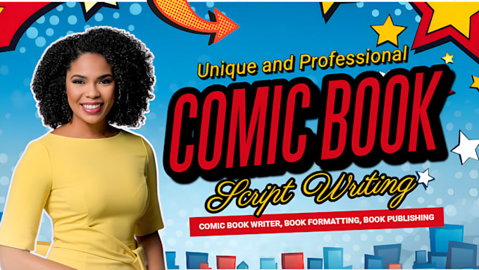 Write comic book script, webtoon webcomic, anime script, manga script ...