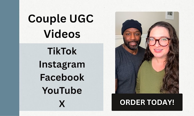 create couple ugc videos for tiktok, instagram, and facebook